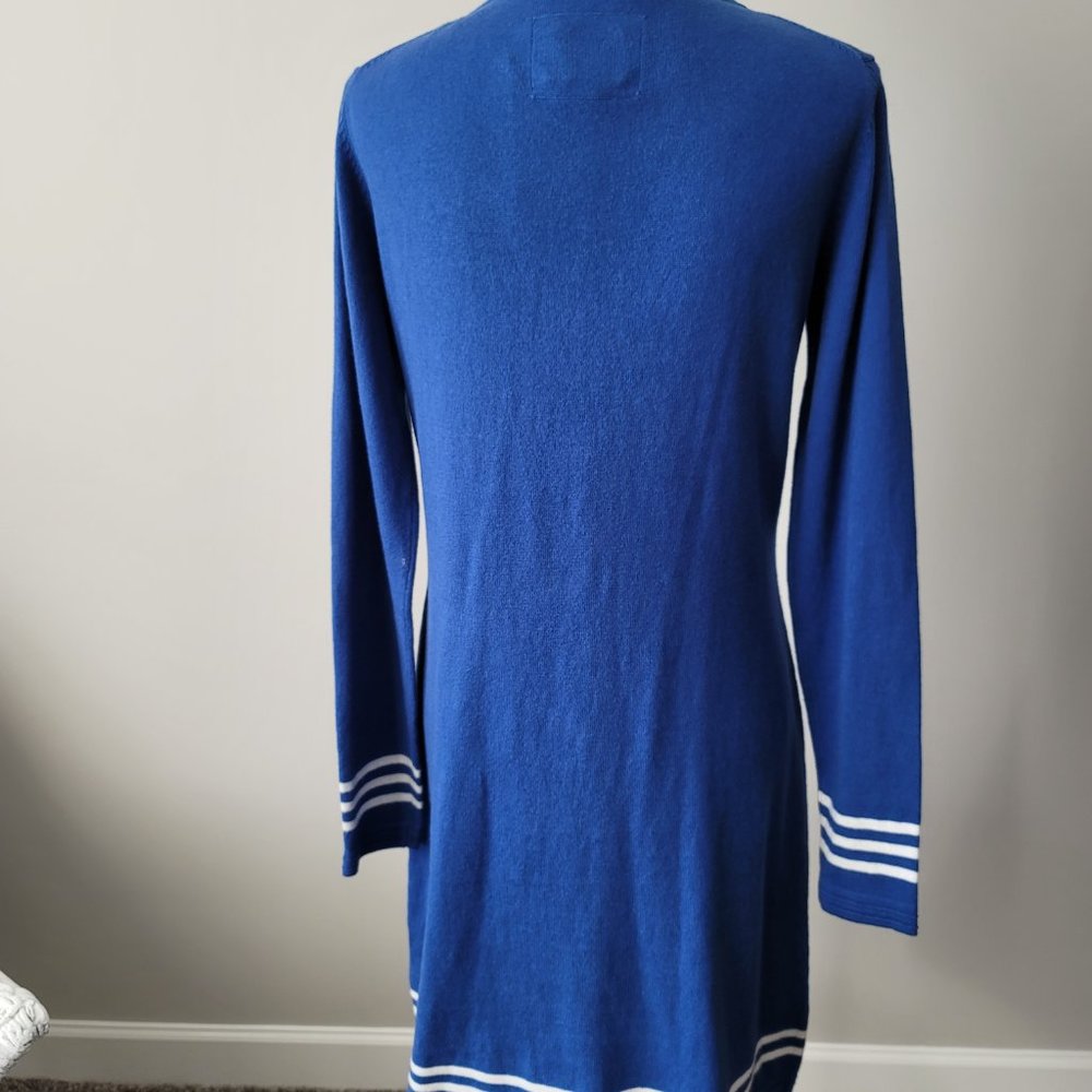 Escales Paris Blue Sweater Dress XL New with Tag - Picture 3 of 14